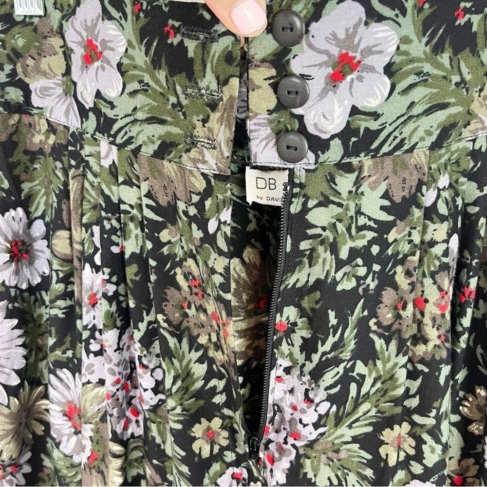 Vintage Floral Palazzo Pants - Picture 8 of 13